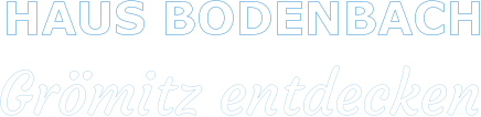 HAUS BODENBACH     Grömitz entdecken
